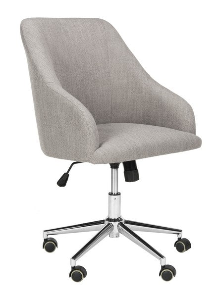 Silla de oficina giratoria adrienne velvet/lino