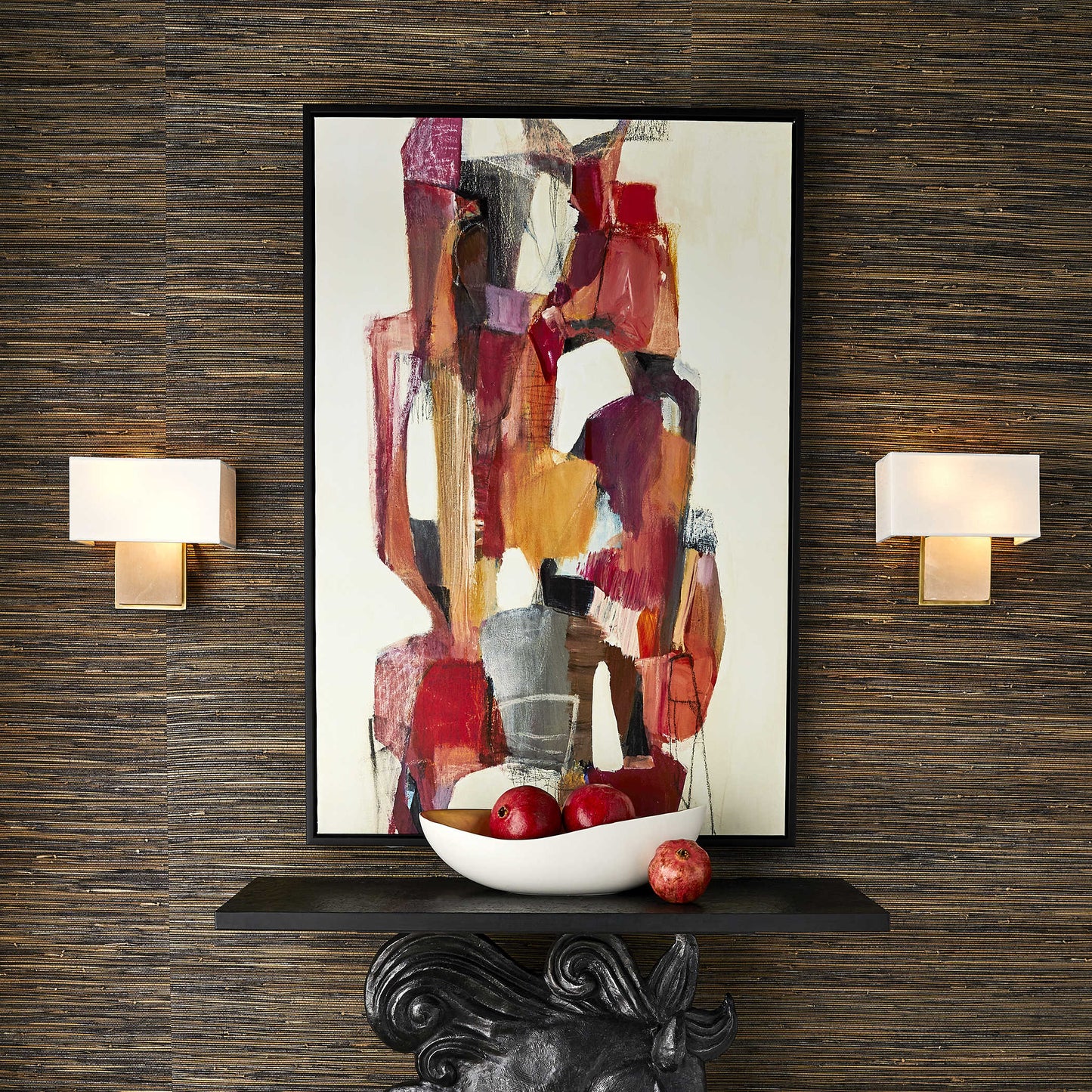 TOTEM AT SUNRISE HAND PAINTED CANVAS