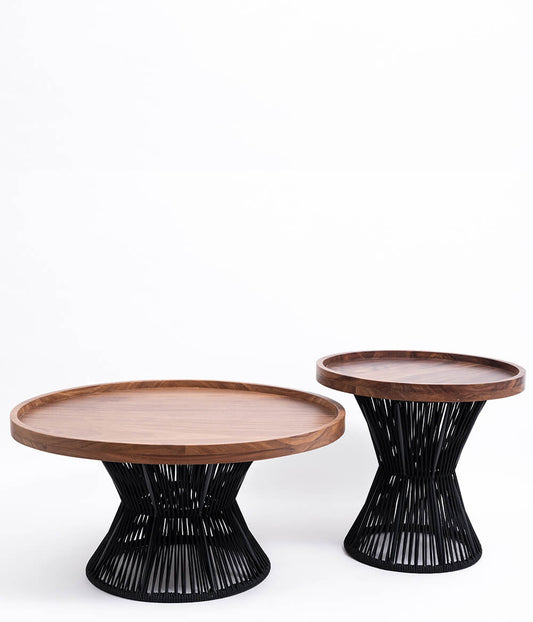 Mesas tikul base tejidas/teca