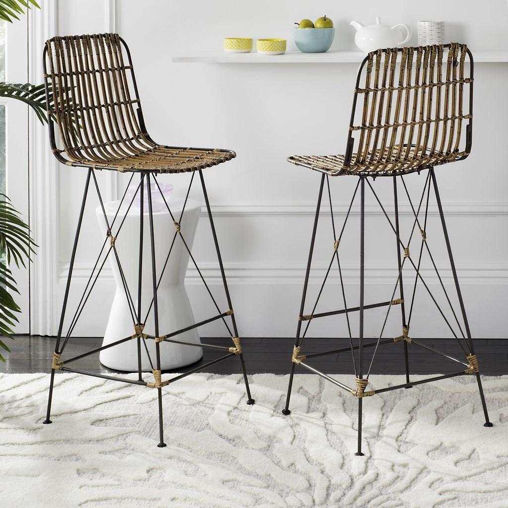 Minerva Wicker Counter Stool