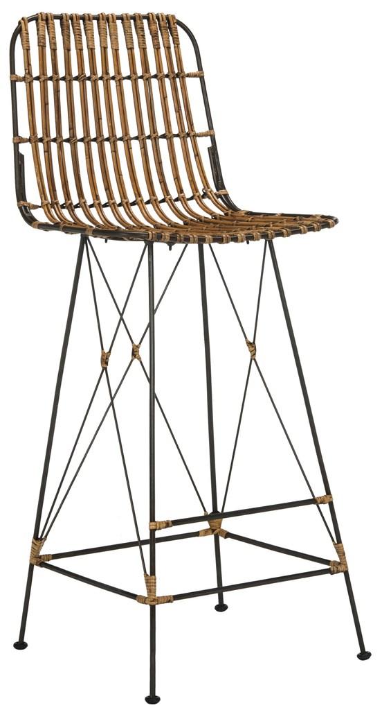 Minerva Wicker Counter Stool