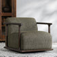 Lucia Swivel Accent Chair Kale Green