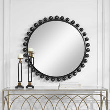 Cargar imagen en el visor de la galería, CYRA ROUND MIRROR, BLACK
