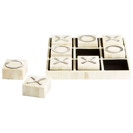 Three-In-A-Row Sculpture | Nickel And Bone
