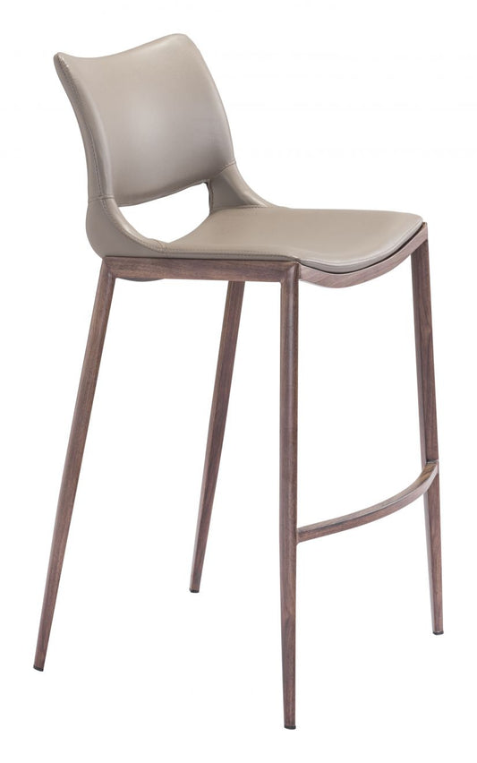 Ace Barstool Brown & Walnut