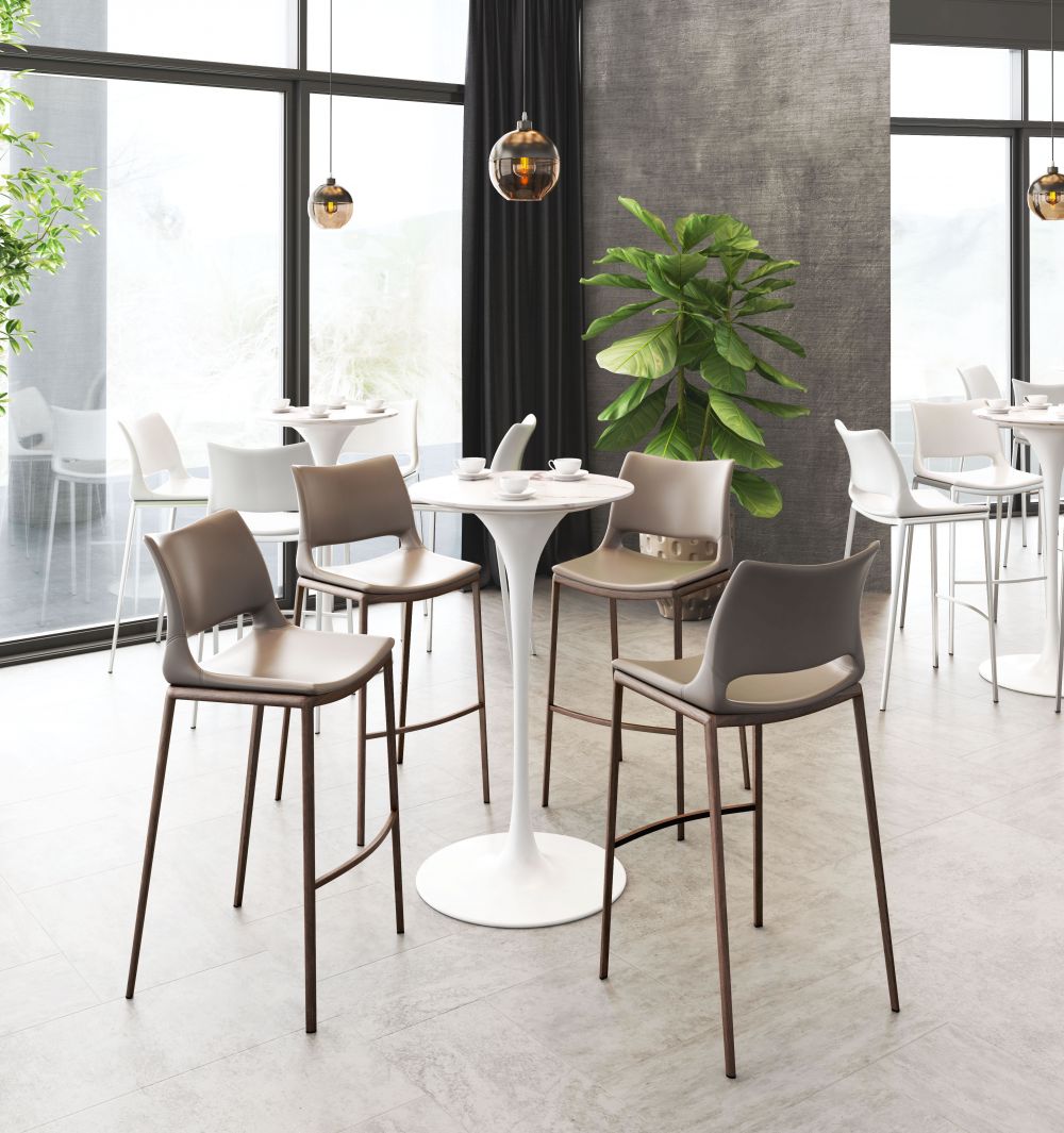 Ace Barstool Brown & Walnut