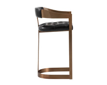 Cargar imagen en el visor de la galería, Beaumont Barstool - Antique Brass
