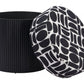 Boto Storage Ottoman Black & White