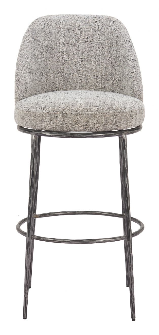 Nordhavn Swivel Barstool Beige & Gold
