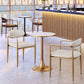 Bite Bistro Table Beige & Gold