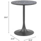 Bite Bistro Table Beige & Gold