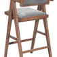 Delhi Barstool Gray & Walnut