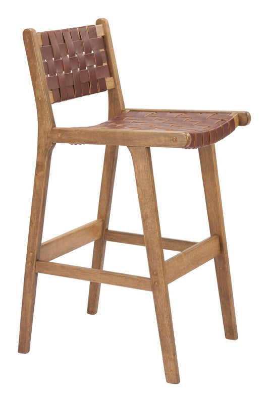Feder Barstool Brown