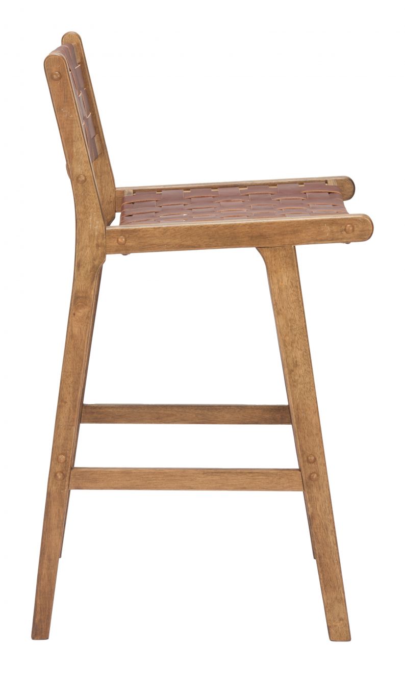 Feder Barstool Brown