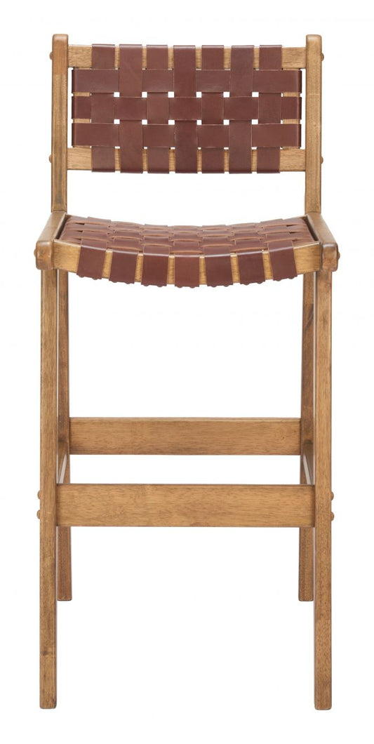 Feder Barstool Brown