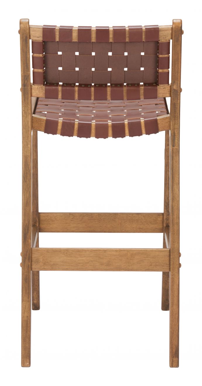 Feder Barstool Brown