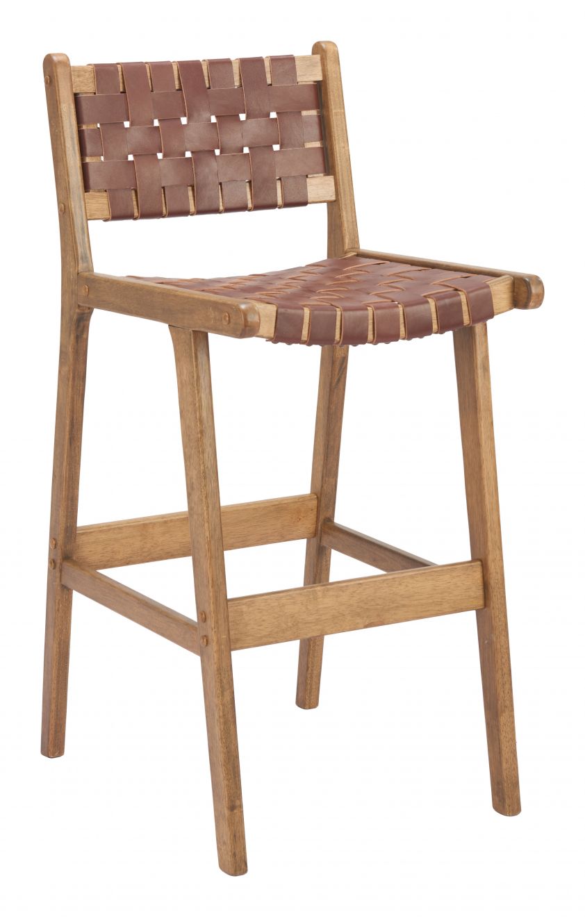 Feder Barstool Brown