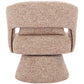 Liva Swivel Chair Frosty Brown