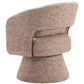 Liva Swivel Chair Frosty Brown