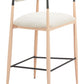 Equinox Barstool Oyster Gray & Natural