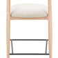 Equinox Barstool Oyster Gray & Natural