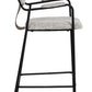 Couva Counter Stool Gray Tweed