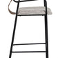 Couva Barstool Gray Tweed