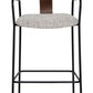 Couva Barstool Gray Tweed