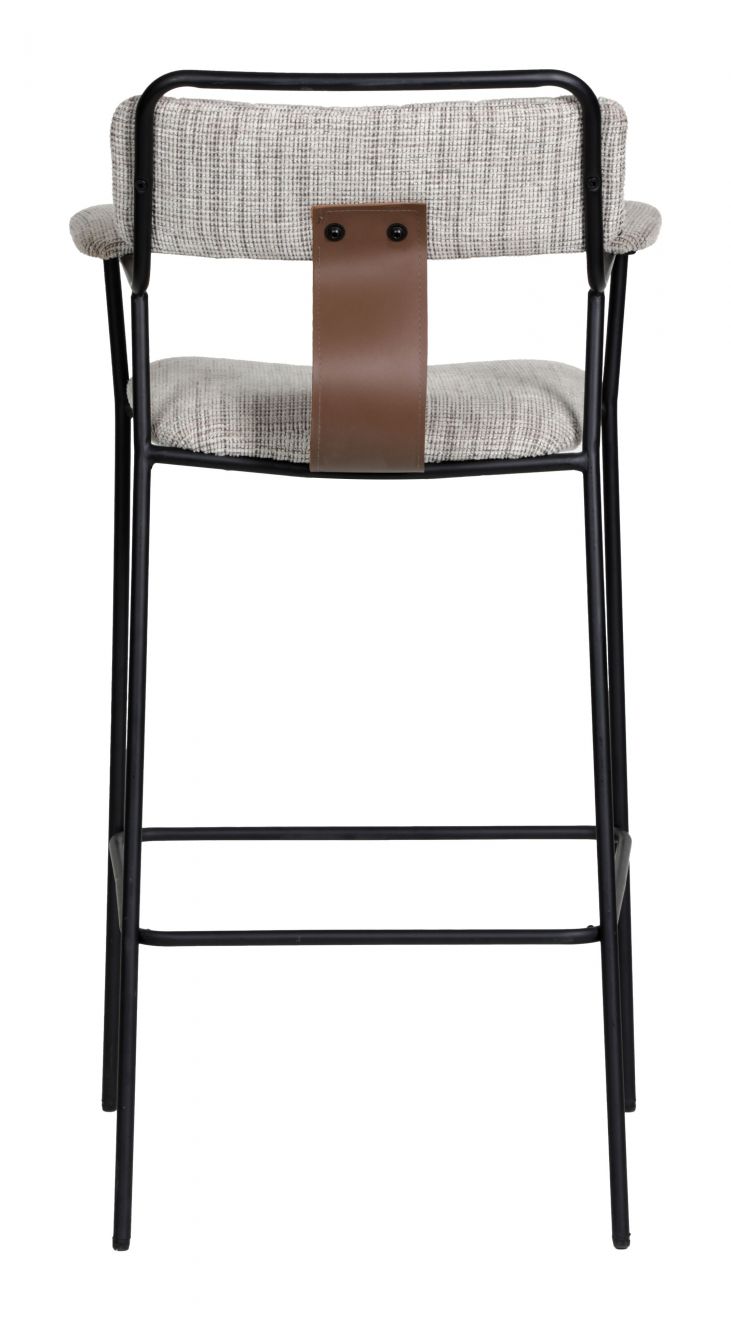 Couva Barstool Gray Tweed