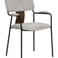 Couva Dining Chair Gray Tweed