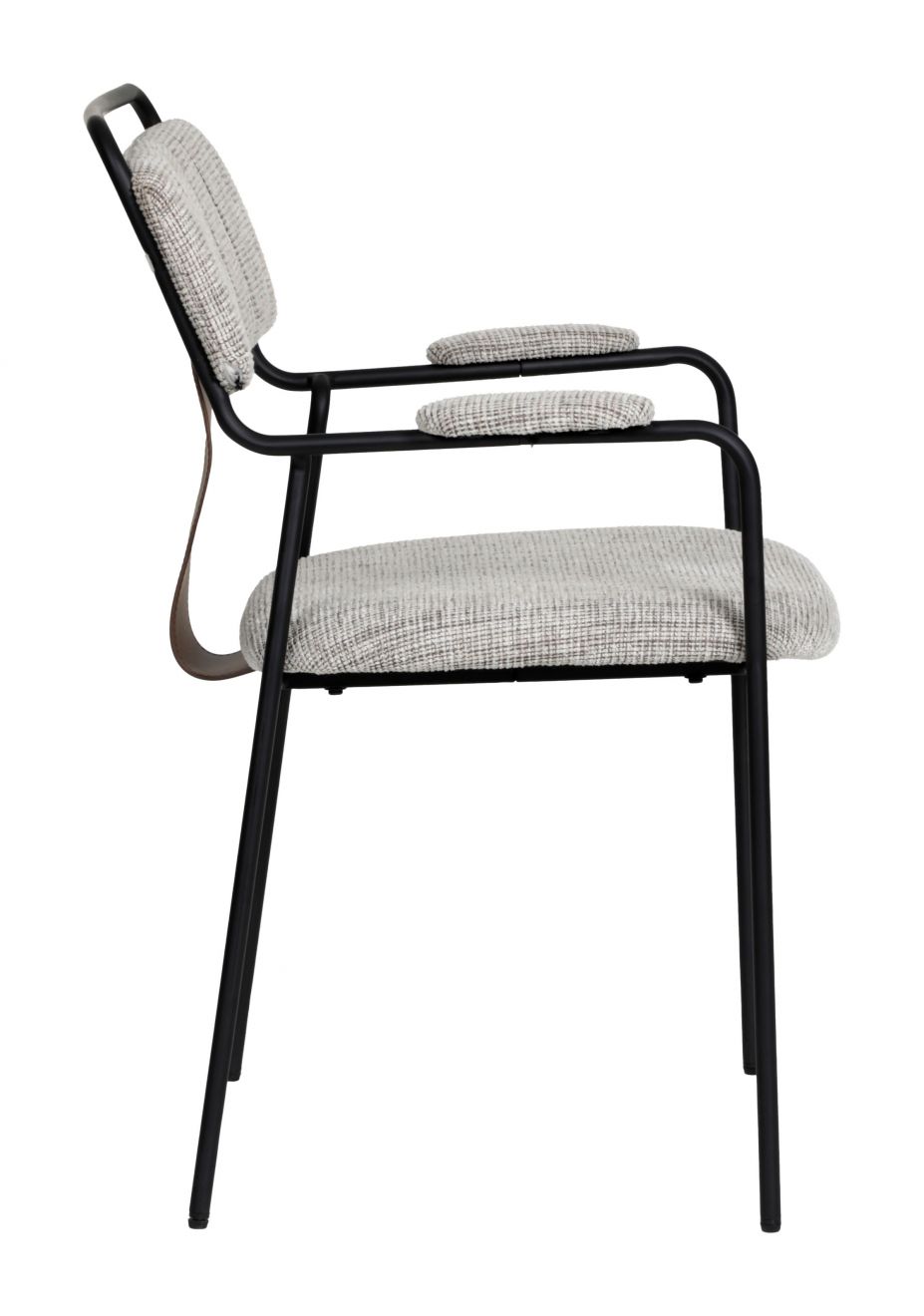 Couva Dining Chair Gray Tweed