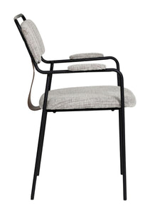 Couva Dining Chair Gray Tweed