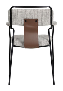 Couva Dining Chair Gray Tweed