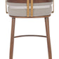 Brew Barstool Beige & Walnut