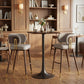 Brew Barstool Beige & Walnut