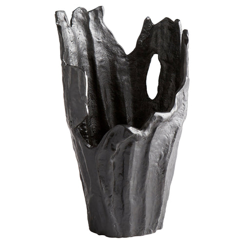 Pyroclastic Monochrome Vase – | Black – Small