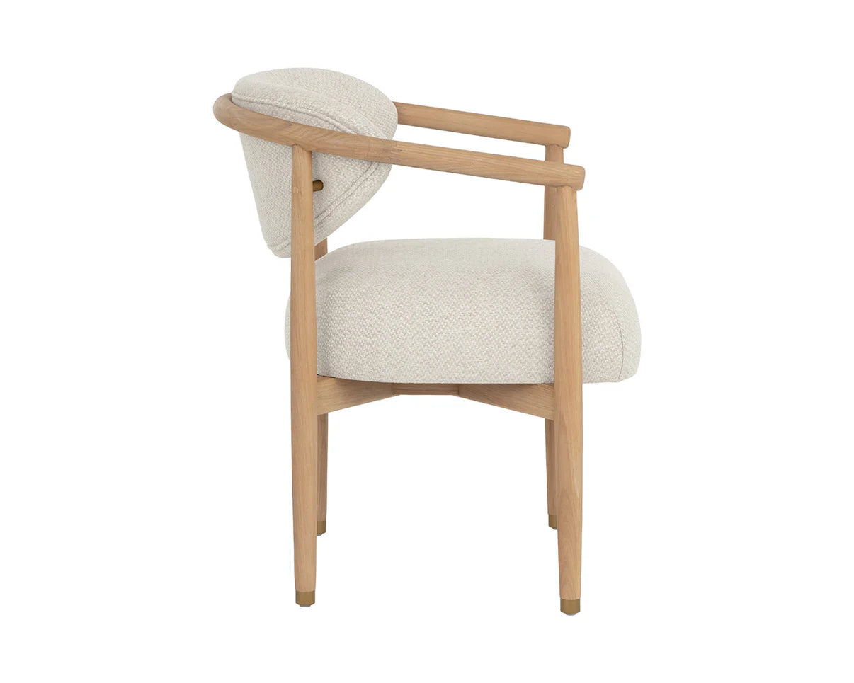 Sigrid Dining Armchair - Light Oak