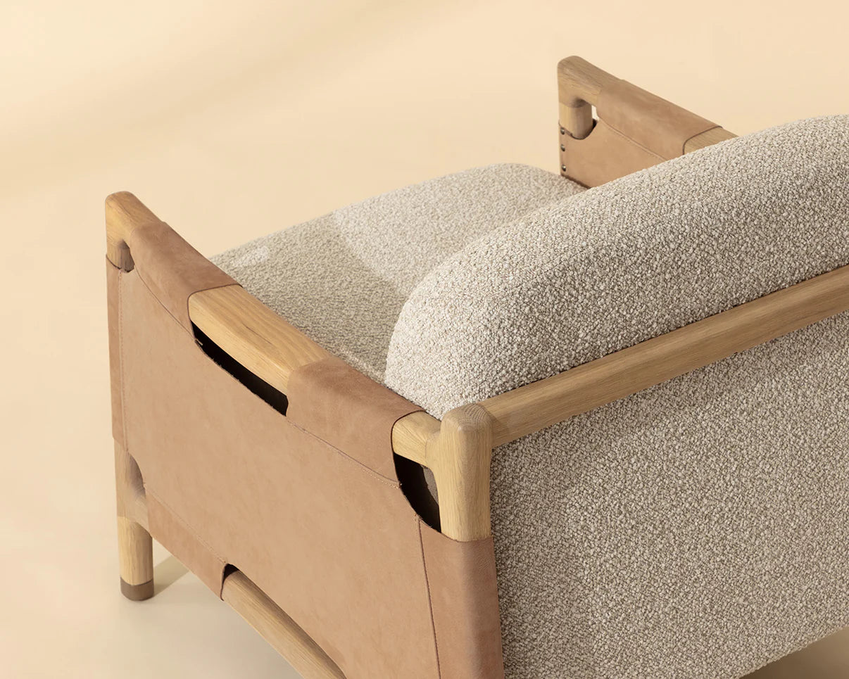 Calloway Lounge Chair - Light Oak