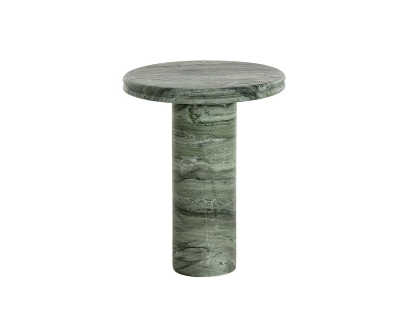 Bastion End Table - Marble Look