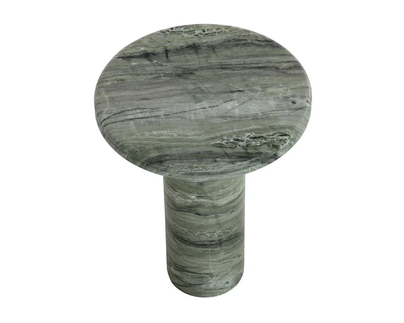 Bastion End Table - Marble Look