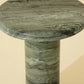 Bastion End Table - Marble Look