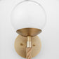 Rockport Wall Sconce | Aged Brass | Brown
