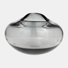 Cargar imagen en el visor de la galería, Glass, 10&quot;d Irregular Shape Bowl, Smoke
