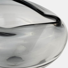 Cargar imagen en el visor de la galería, Glass, 10&quot;d Irregular Shape Bowl, Smoke
