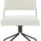 Emmeline Boucle Swivel Office Chair