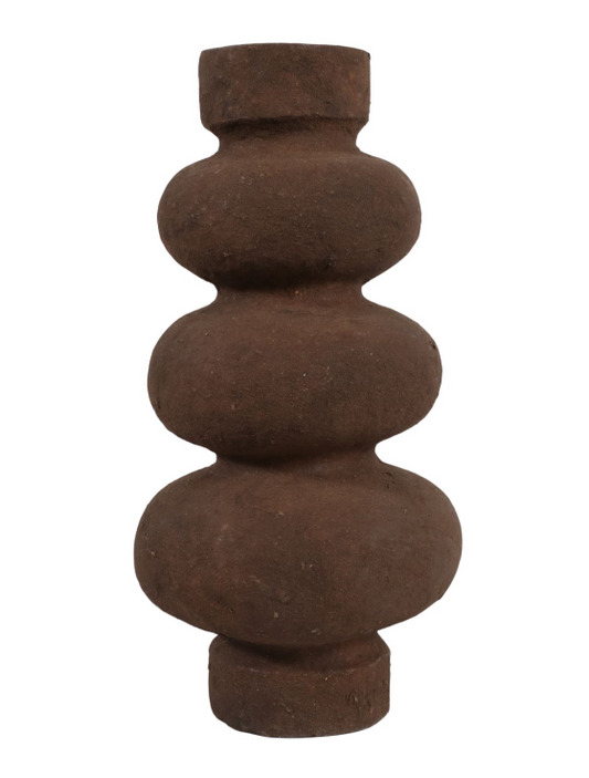 DOVERBROOK BROWN VASE 17 (IN)