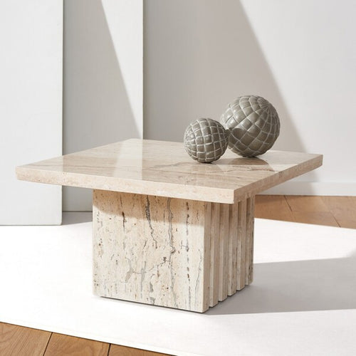 Olivia Square Marble Accent Table