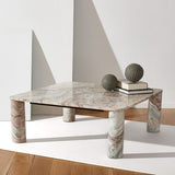 Nicoletta Square Marble Coffee Table