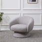 Petryna Boucle Swivel Accent Chair