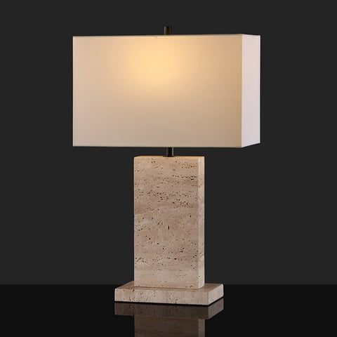 Jennabriana Travertine Table Lamp
